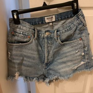 Agolde Parker Vintage Cut Off Short in Swapmeet